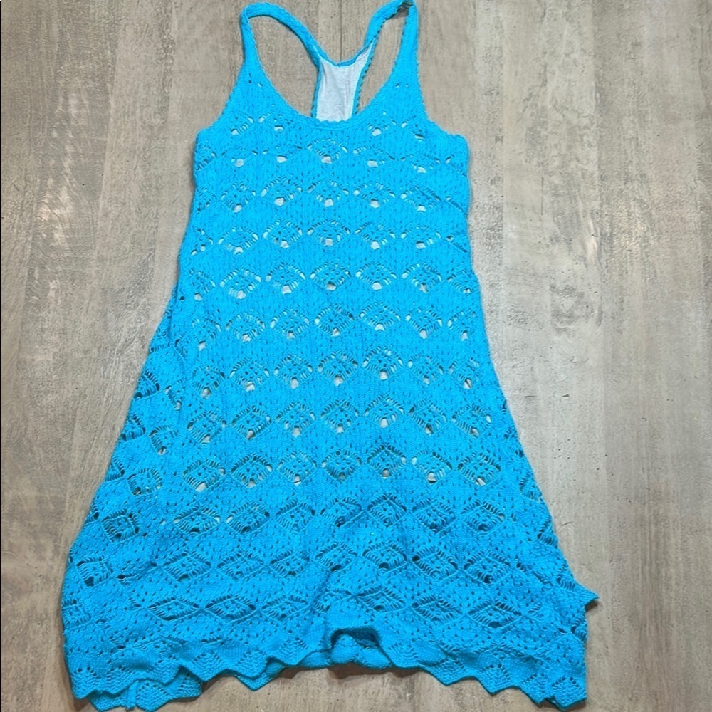 Moda International Blue Asymmetrical Sundress